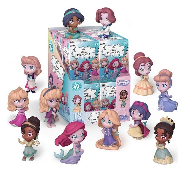 Disney Mystery Minis Minifiguras Princess Manga- 5 cm Expositor (12) Frikytopia
