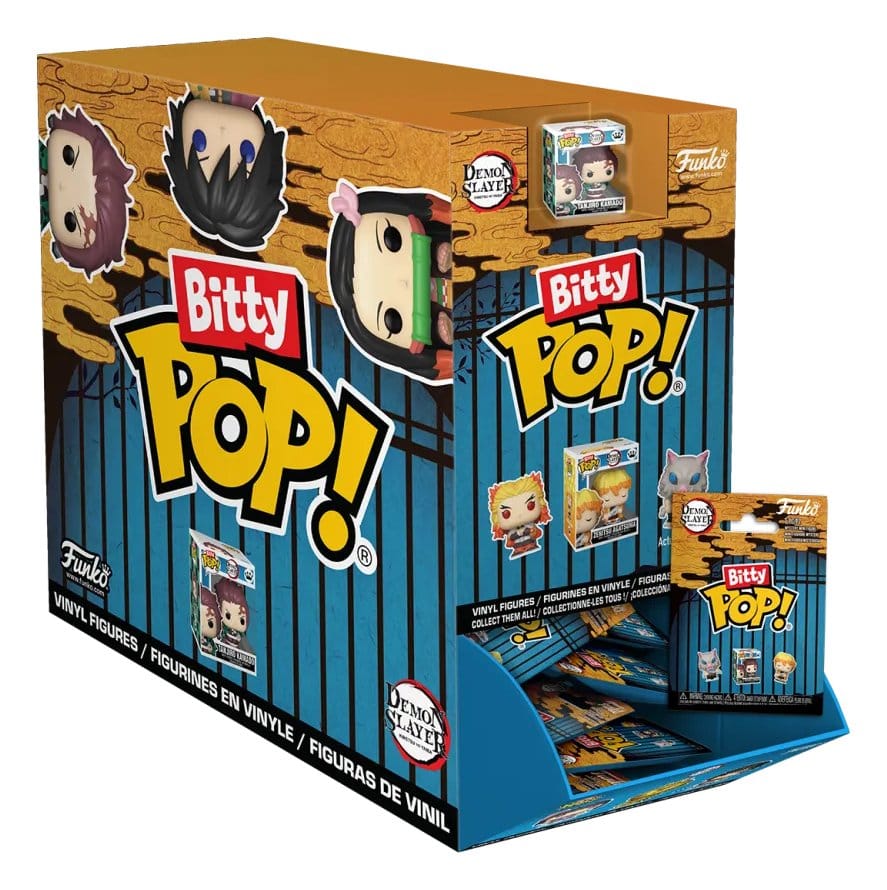 Demon Slayer: Kimetsu no Yaiba - The Movie Bitty POP! Vinyl Figuras 2 cm Expositor (32) Frikytopia