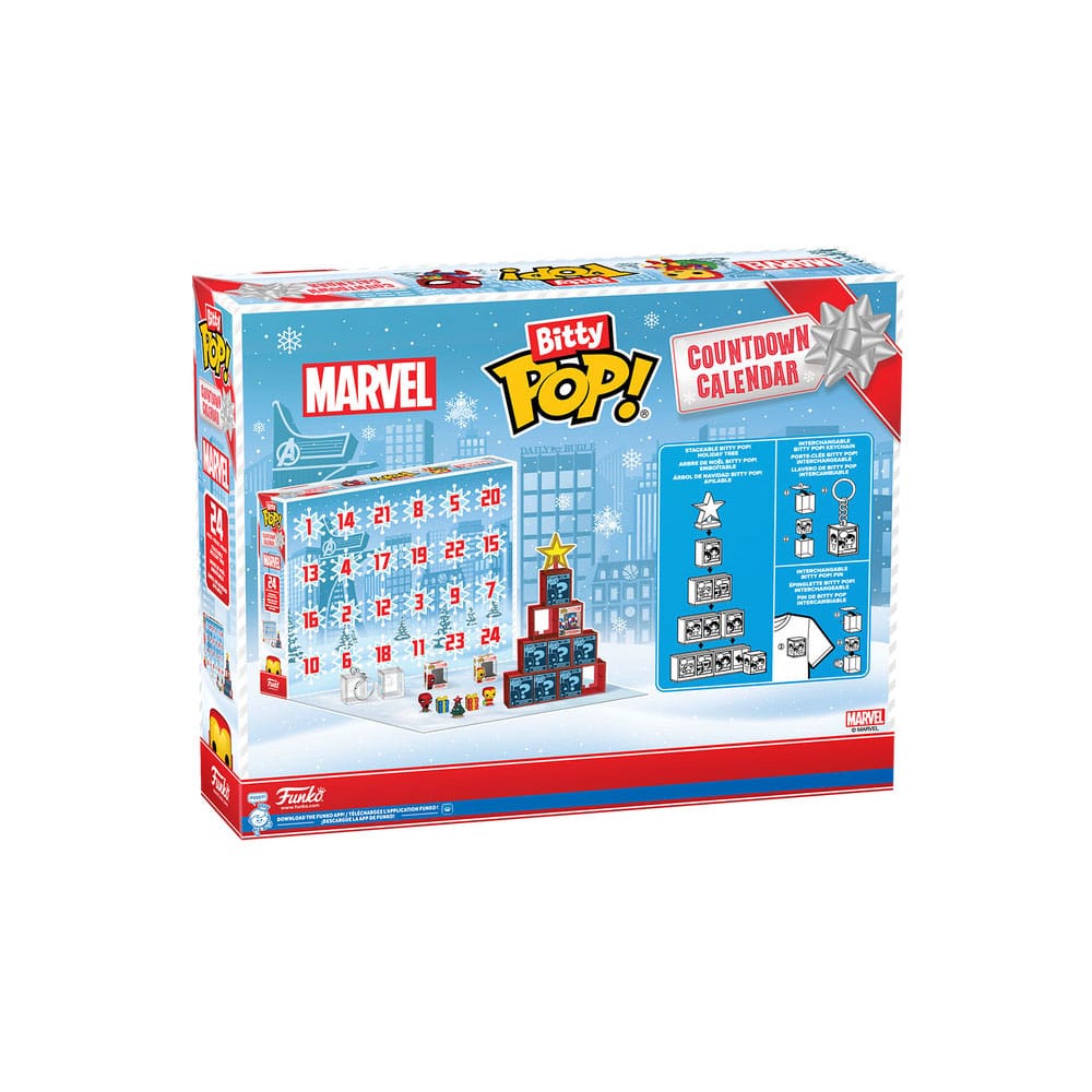 Marvel Comics Bitty POP! Calendario de adviento 24 Day Countdown
