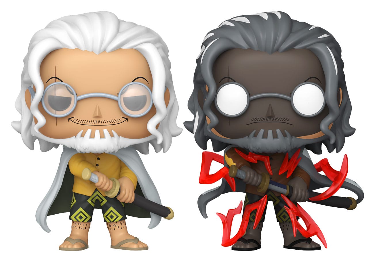One Piece POP! Animation Vinyl Figuras Silvers Rayleigh with Chase Exclusive 9 cm Surtido (6) Frikytopia