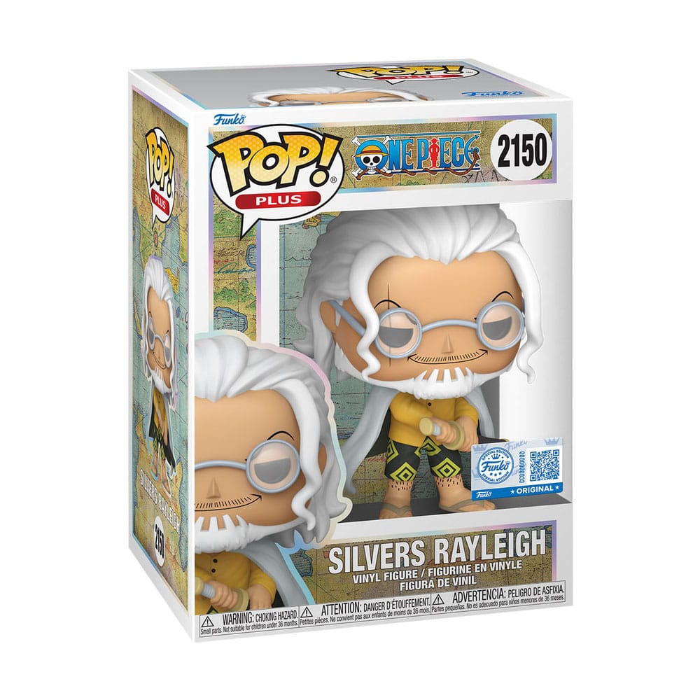 One Piece POP! Animation Vinyl Figuras Silvers Rayleigh with Chase Exclusive 9 cm Surtido (6)