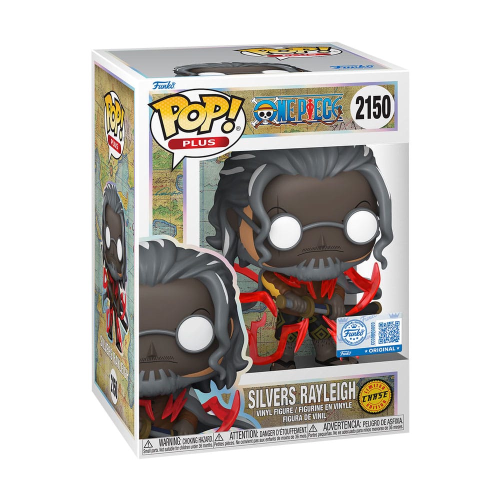 One Piece POP! Animation Vinyl Figuras Silvers Rayleigh with Chase Exclusive 9 cm Surtido (6)