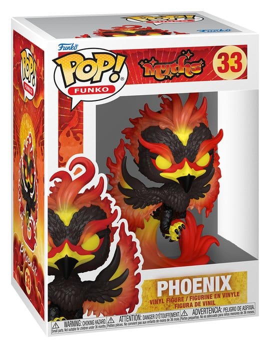 Funko-Legacy POP! Myths Vinyl Figuren Phoenix w/Chase 9 cm Surtido (6)
