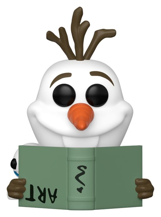 Frozen: El reino del hielo POP! Disney Vinyl Figura Readers- Olaf w/Book 9 cm