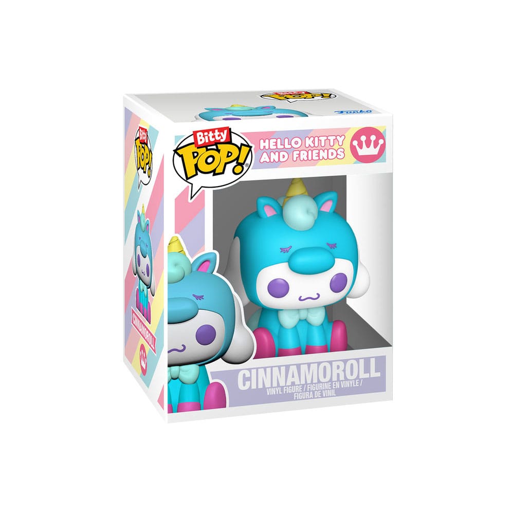 Hello Kitty Pack de 2 Figuras Bitty POP! Vinyl HK & Cinnamonroll 2,5 cm