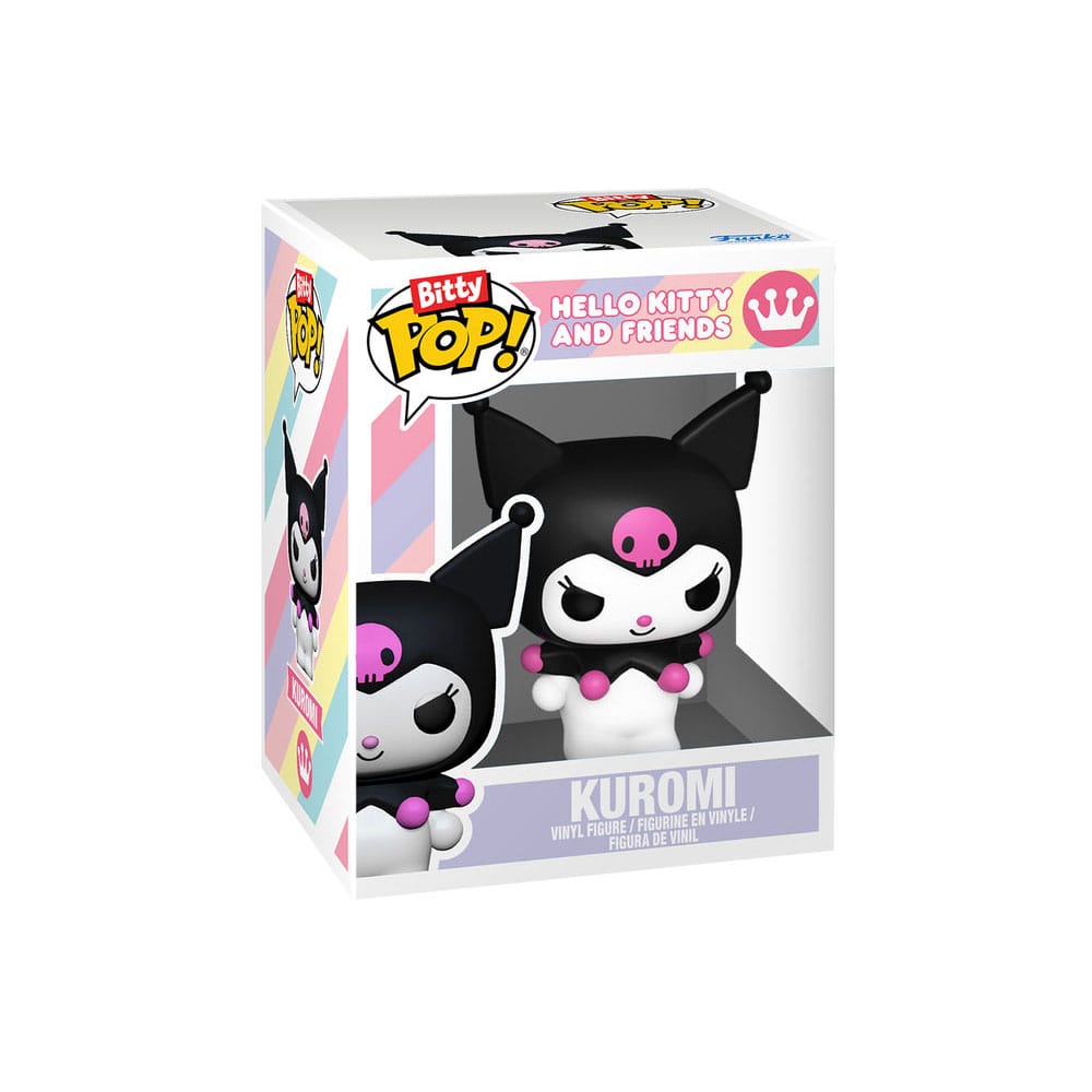 Hello Kitty Pack de 2 Bitty POP! Vinyl Figuras My Melody&Kuromi 2 cm