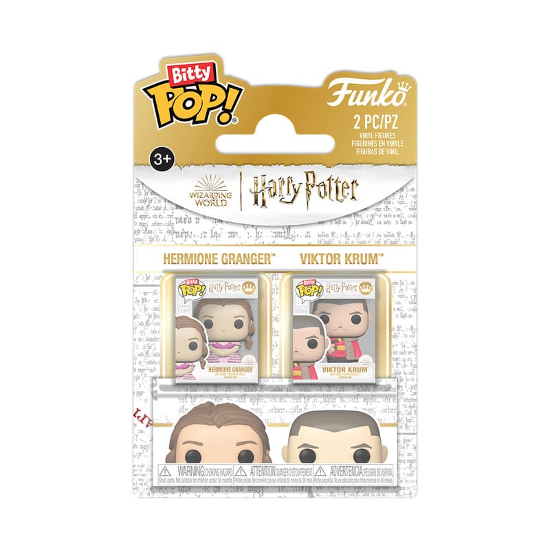 Harry Potter Pack de 2 Figuras Bitty POP! Vinyl Hermione & Krum 2,5 cm Frikytopia