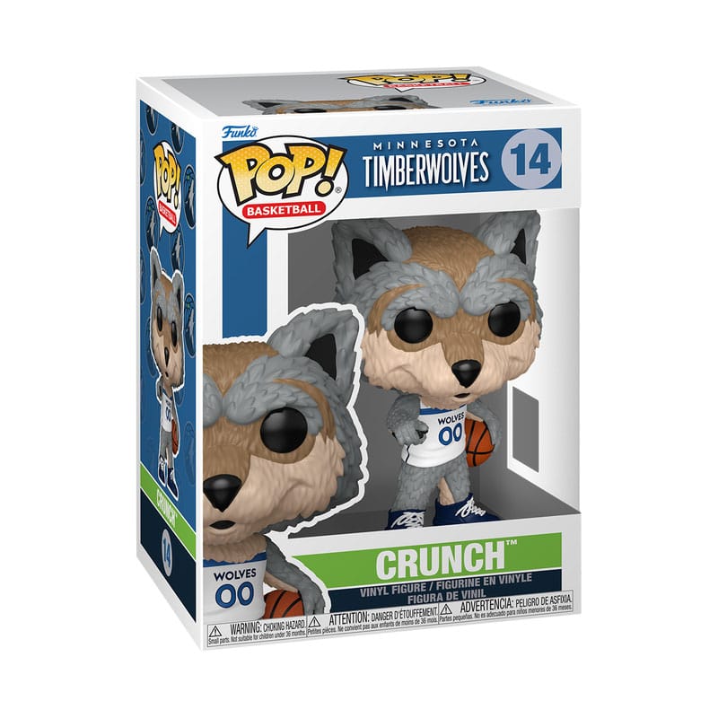 NBA Legends POP! Sports Vinyl Figura Mascots Wolves- Crunch The Wolf 9 cm
