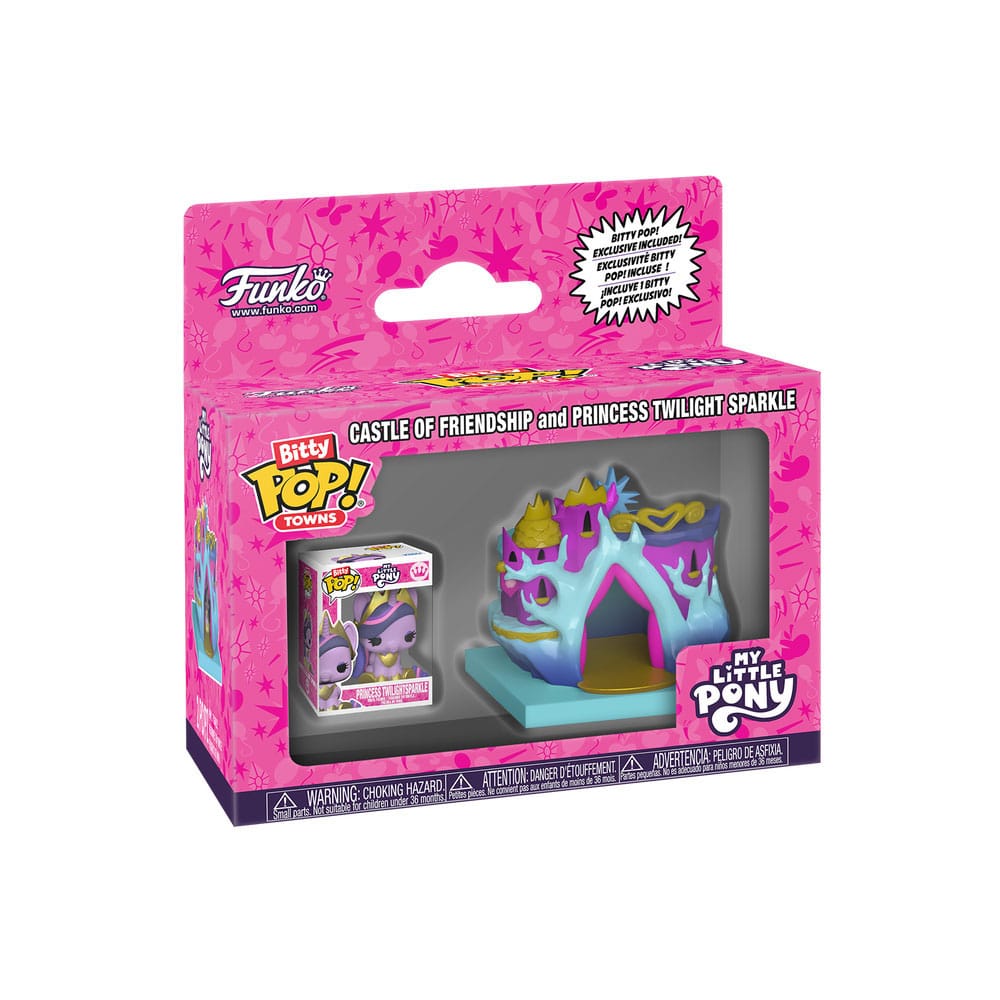 Figura Bitty POP Town My Little Pony Castle of Friendship and Princess Twilight Sparkle