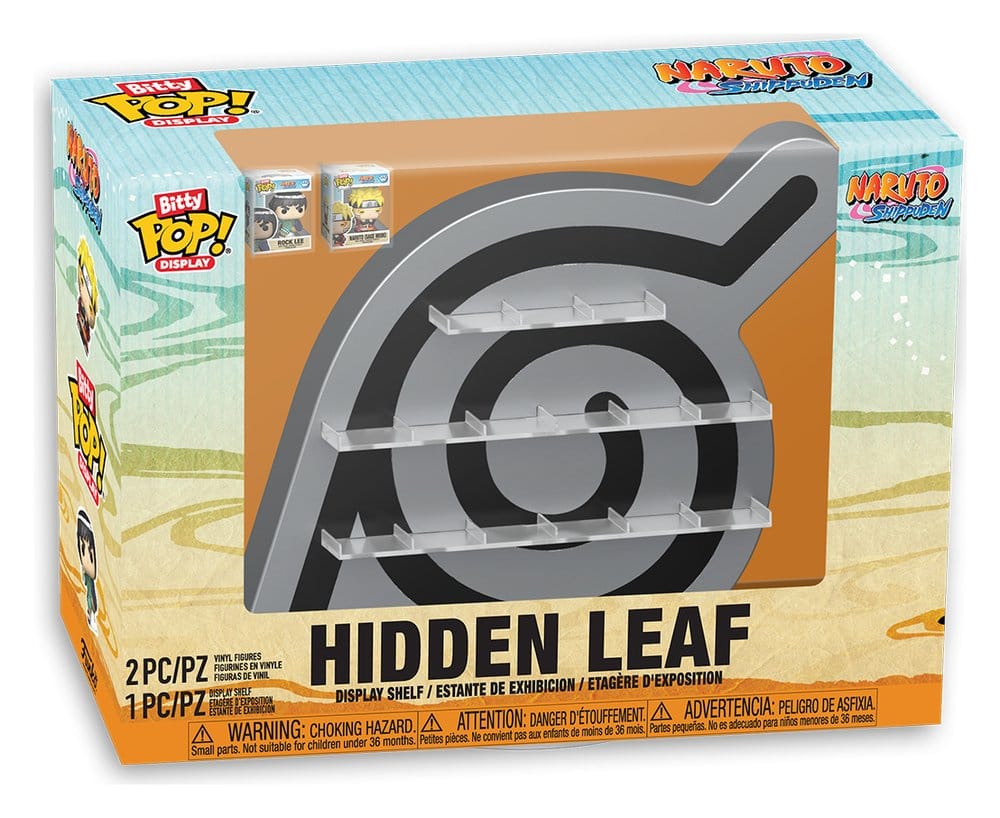 Naruto Bitty POP! Display Vinyl Figuras Hidden Leaf
