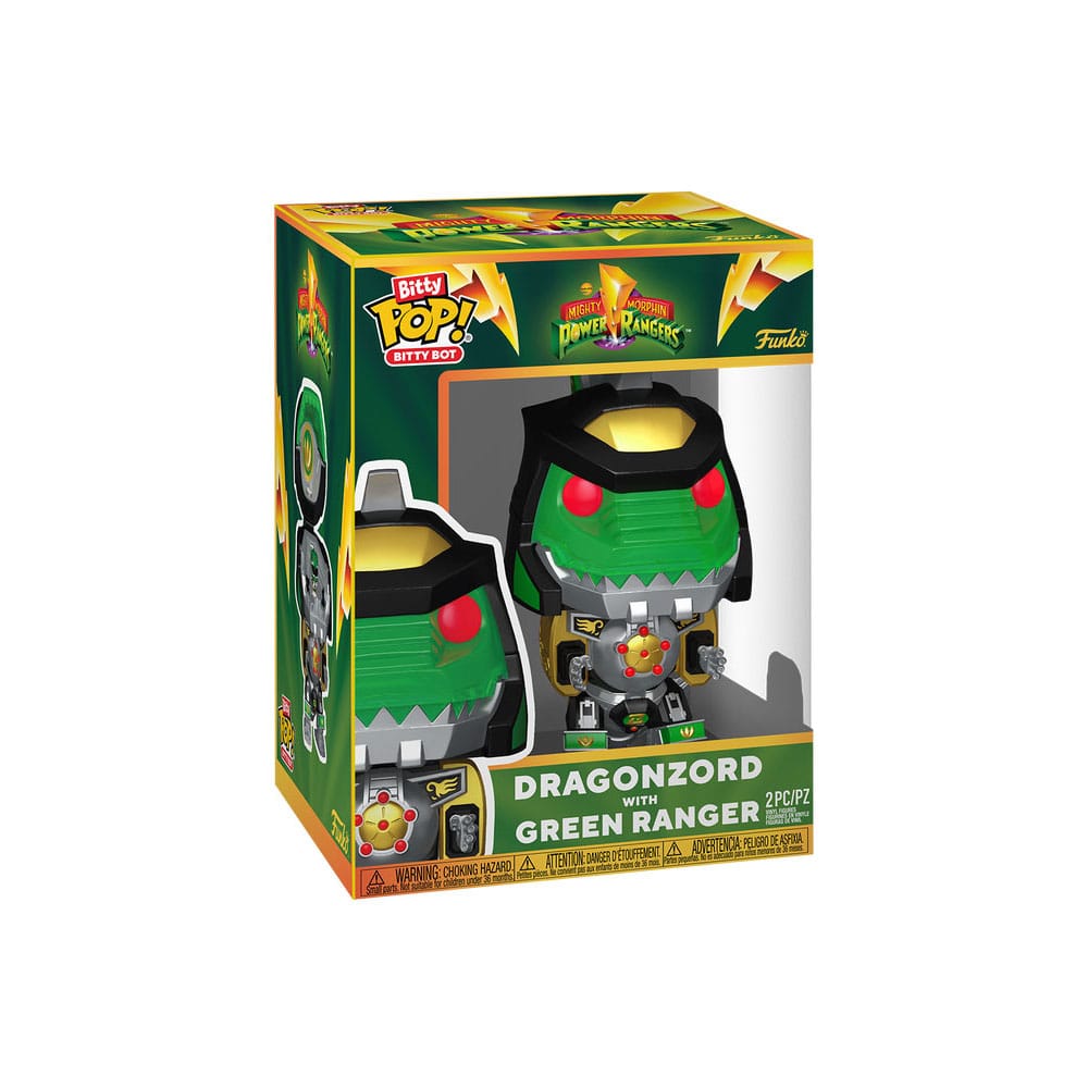 Hasbro Figura Bitty POP! Bots PR- Dragon Zord w/GR Ranger 11,7 cm