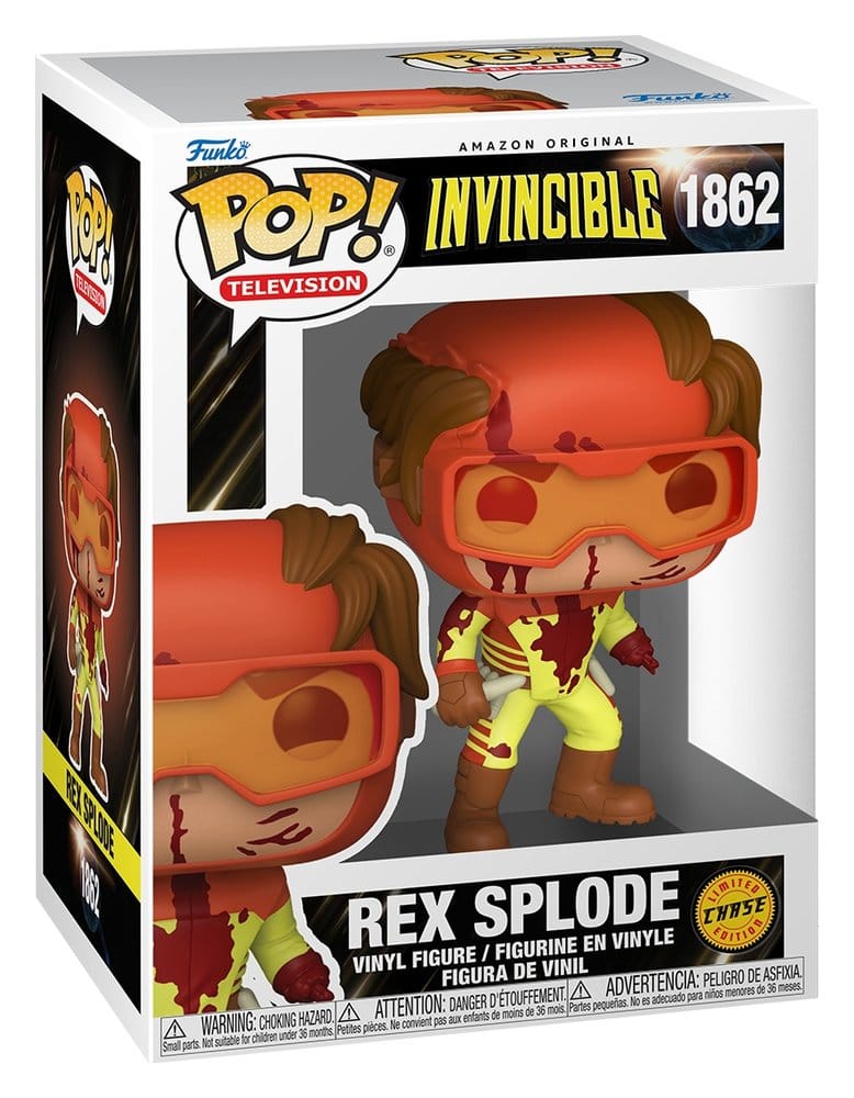 Invincible 2 POP! Vinyl Figuren Rex Splode with Chase 9 cm Surtido (6)