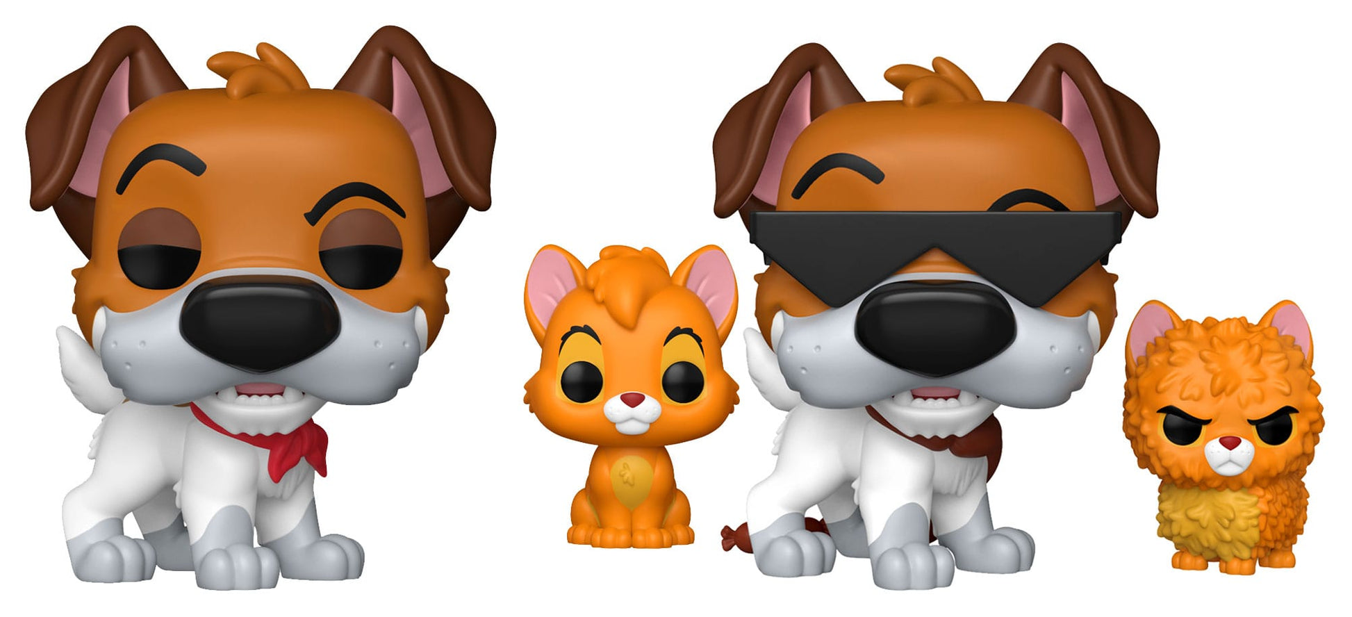 Oliver & Co. POP!&Buddy Movies Vinyl Figuren Dodger w/Oliver w/Chase 9 cm Surtido (6) Frikytopia