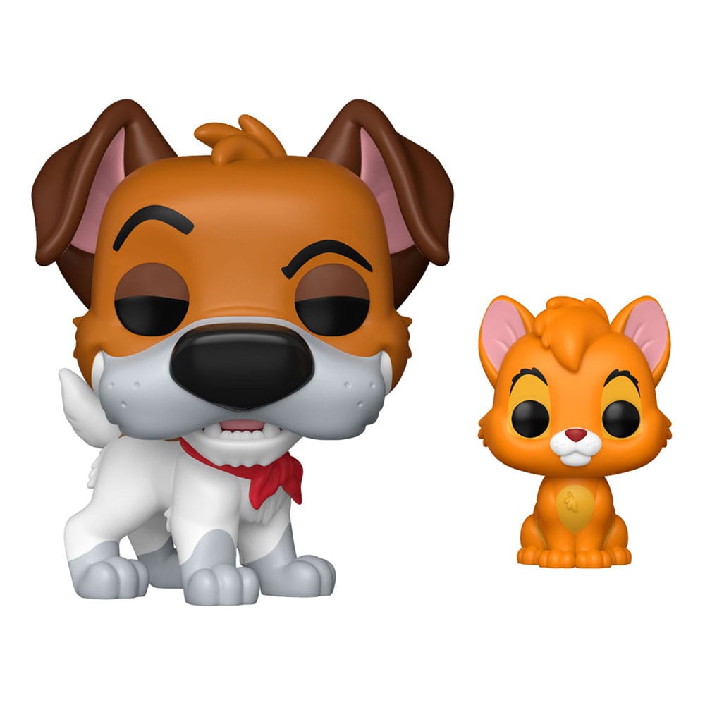 Oliver & Co. POP!&Buddy Movies Vinyl Figuren Dodger w/Oliver w/Chase 9 cm Surtido (6)