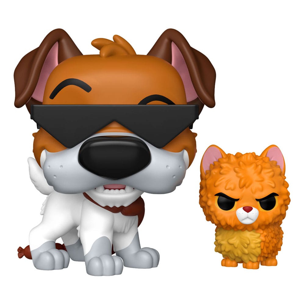 Oliver & Co. POP!&Buddy Movies Vinyl Figuren Dodger w/Oliver w/Chase 9 cm Surtido (6)