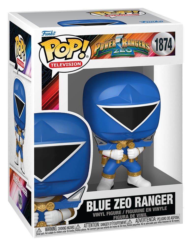 Power Rangers Zeo POP! Movies Vinyl Figuren Zeo Ranger Blue 9 cm