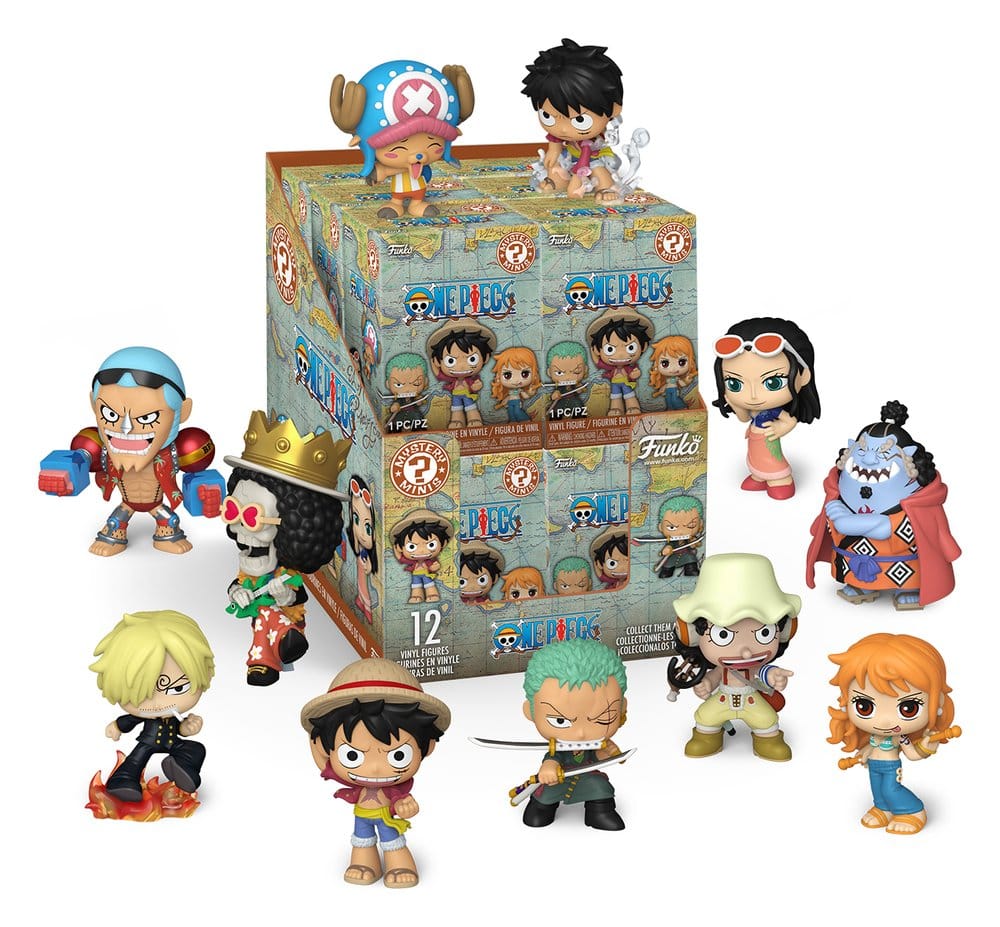 One Piece Mystery Minis Minifiguras 5 cm Expositor PDQ (12) Frikytopia