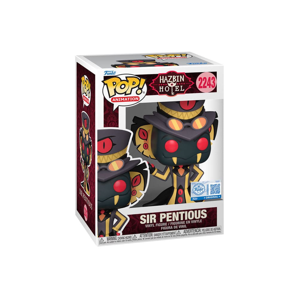Hazbin Hotel Figuras POP! Animation Vinyl Sir Pentious with Chase 9 cm Surtido (6)