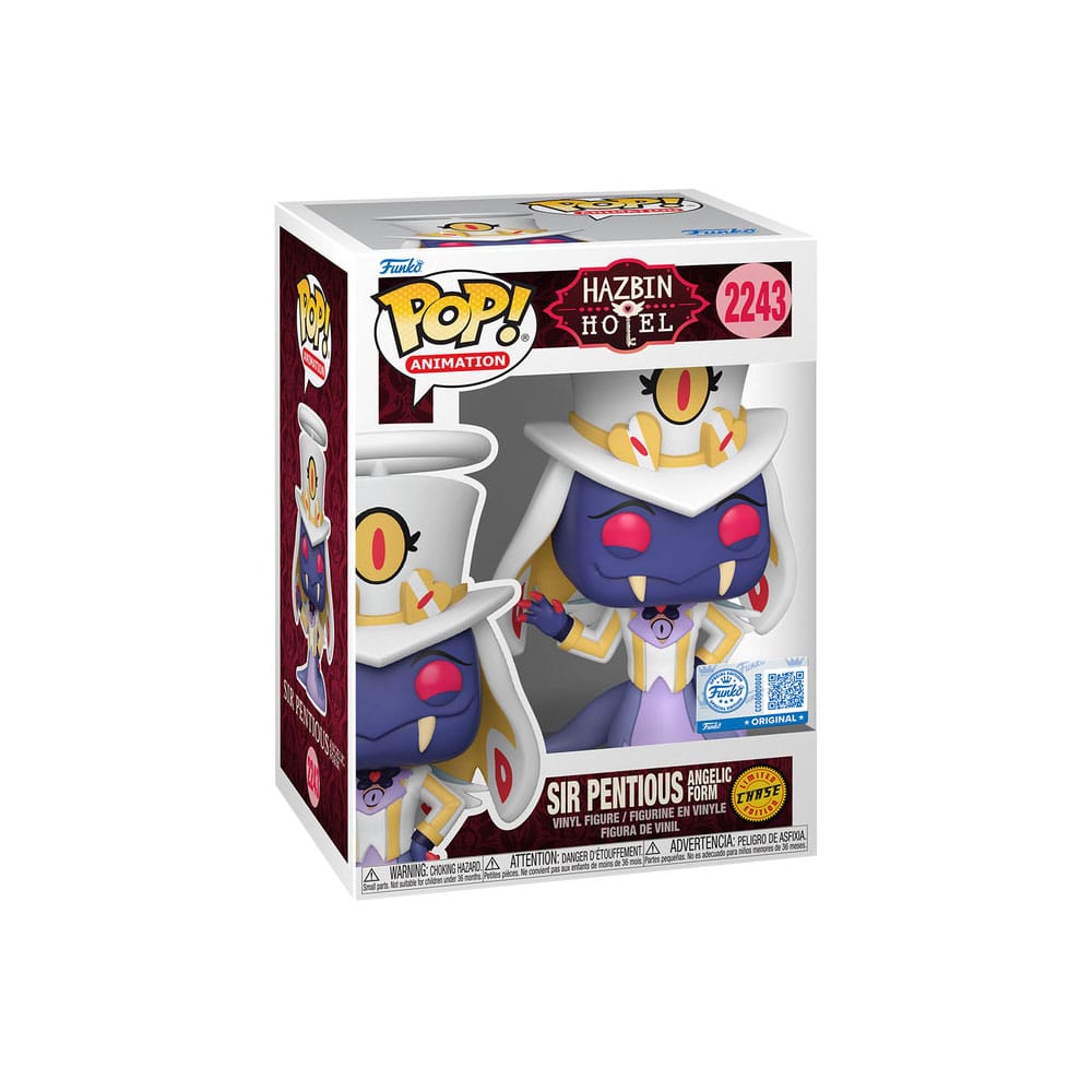 Hazbin Hotel Figuras POP! Animation Vinyl Sir Pentious with Chase 9 cm Surtido (6)