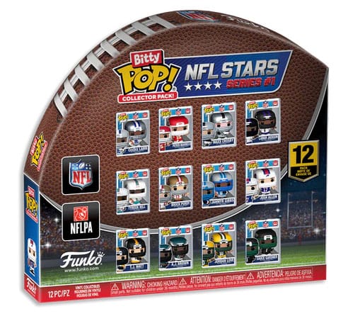 NFL Display de 12 Figuras Bitty POP! Vinyl Multipack 2,5 cm