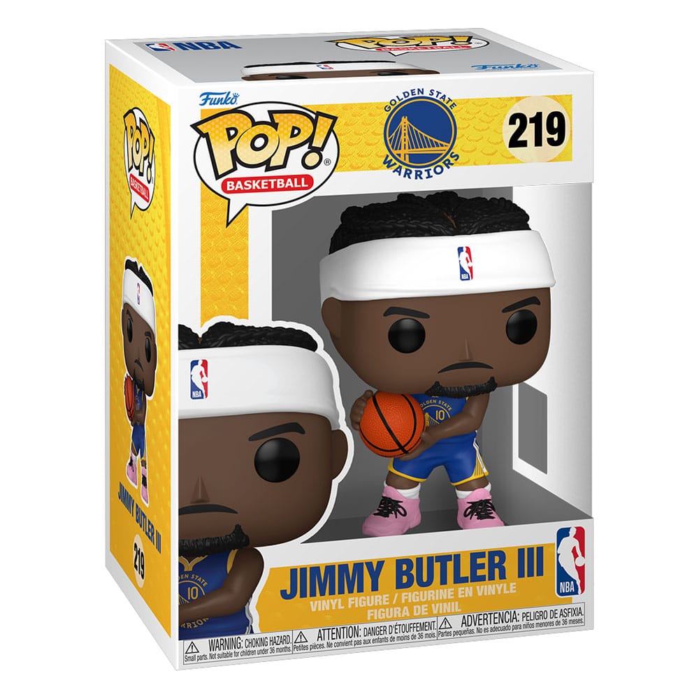 NBA POP! Basketball Vinyl Figura Golden State Warriors: Jimmy Butler III (2025 Icon Edition Uniform) 9 cm