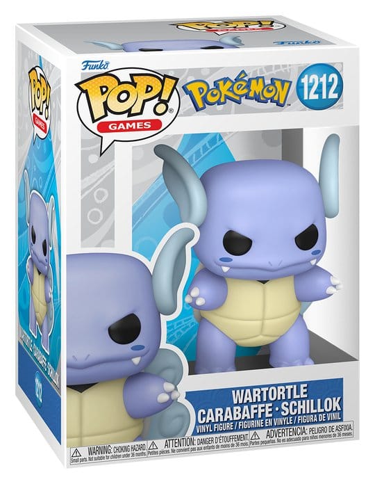 Pokémon POP! Games Vinyl Figura Wartortle 9 cm