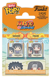 Naruto Pack de 2 Bitty POP! Vinyl Figuras Sasuke & Itachi 2 cm
