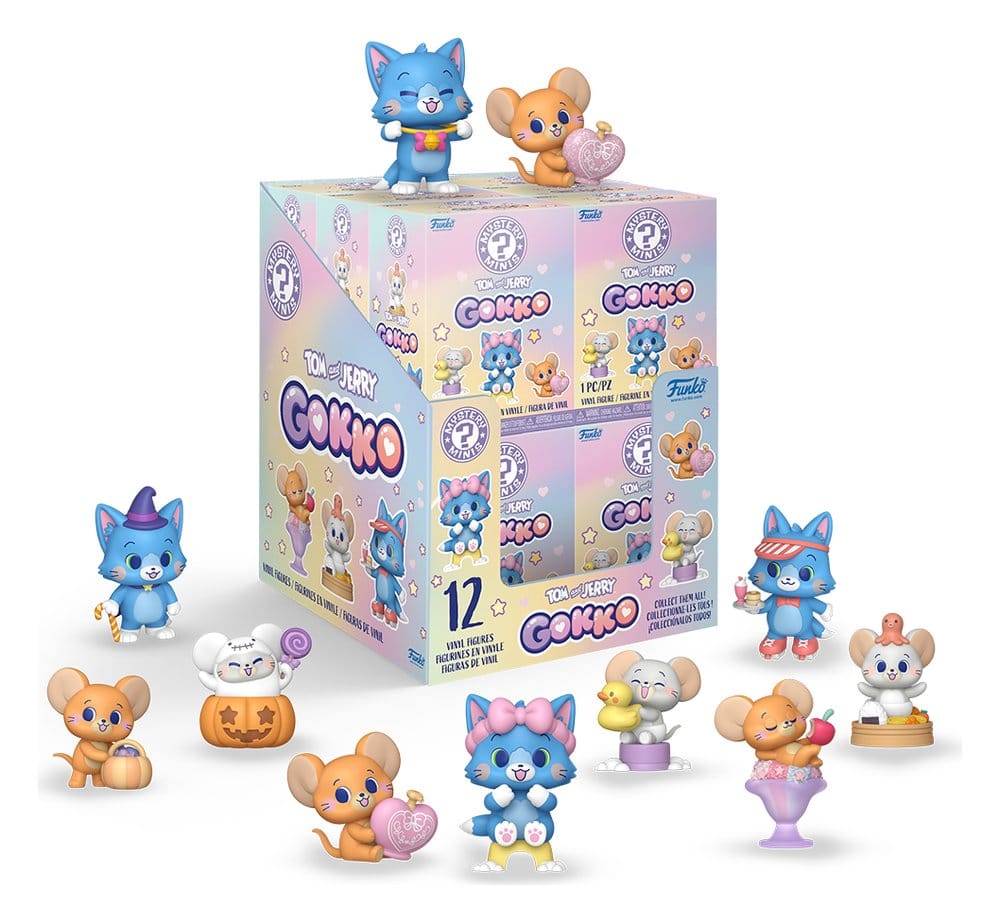 Tom & Jerry Gokko Mystery Minis Minifiguras 5 cm Expositor (12)