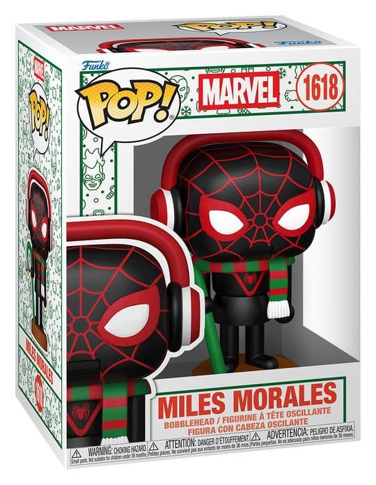 Marvel Figura POP! Vinyl : Holiday S6- Miles(NTKR) 9 cm