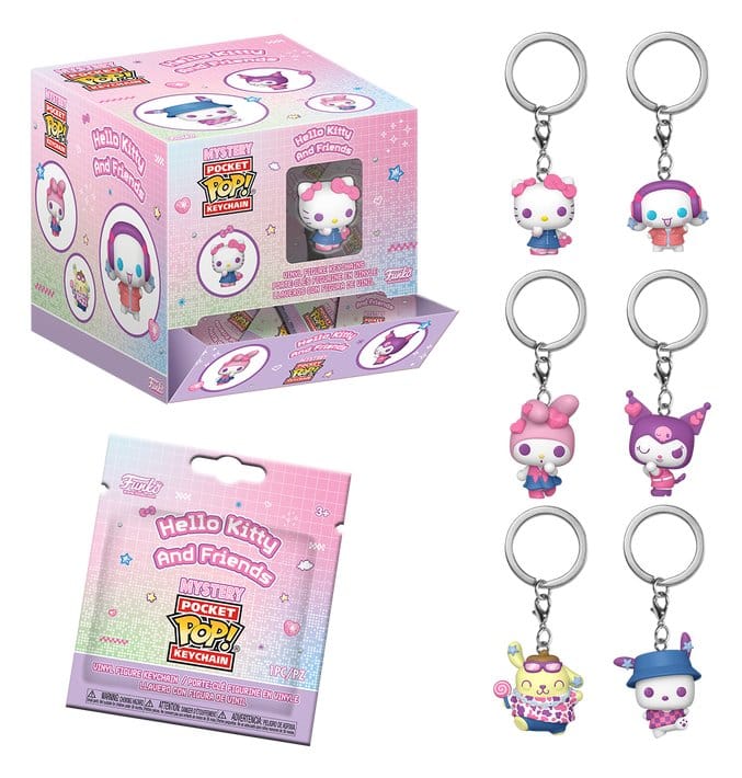 Sanrio Pocket POP! Vinyl Hello Kitty & Friends 4 cm Expositor (12)