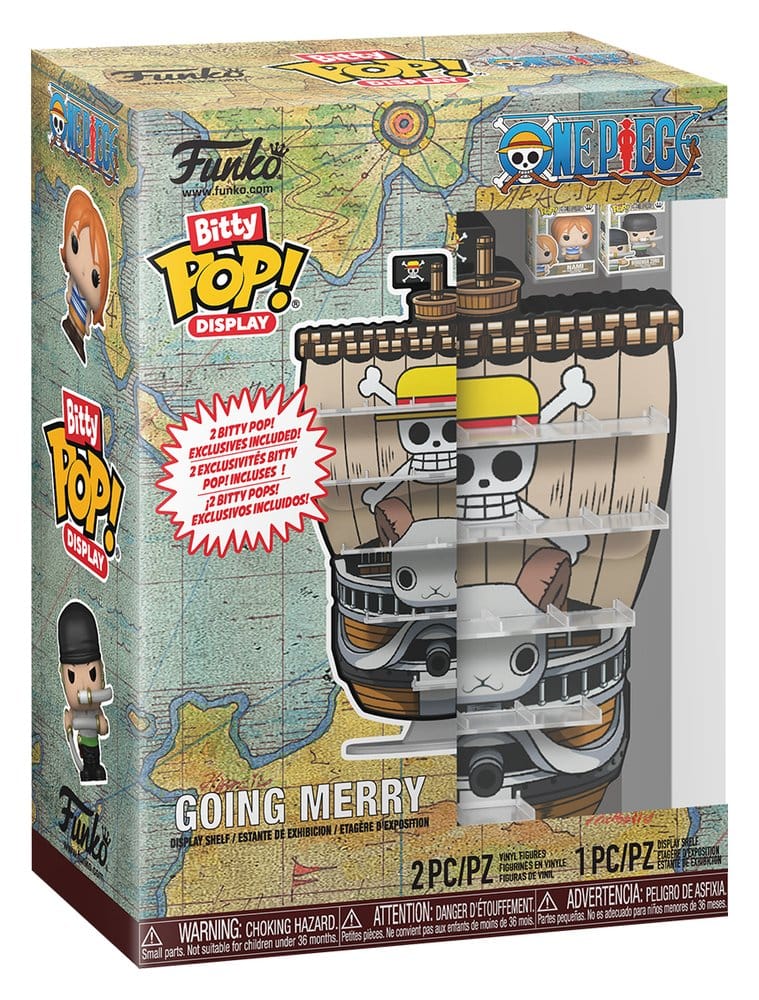 One Piece Bitty POP! Display Vinyl Figuras Going Merry Frikytopia