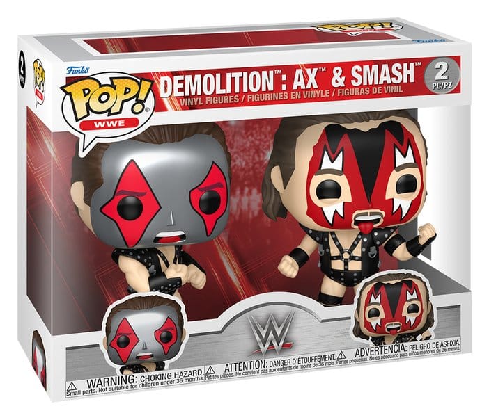 WWE POP! Vinyl Figuras Ax & Smash 9 cm