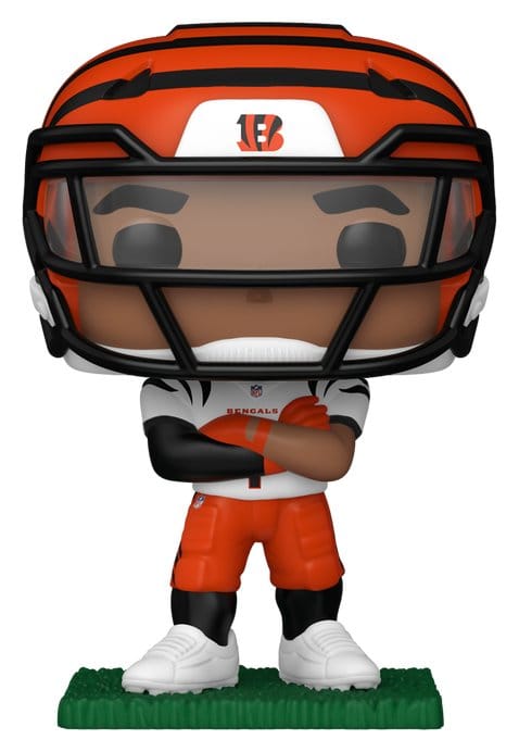 NFL Figura POP! Vinyl : Bengals- Ja'Marr Chase (clear visor) 9 cm Frikytopia
