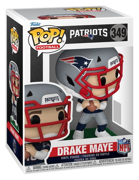NFL Figura POP! Vinyl Drake Maye 9 cm