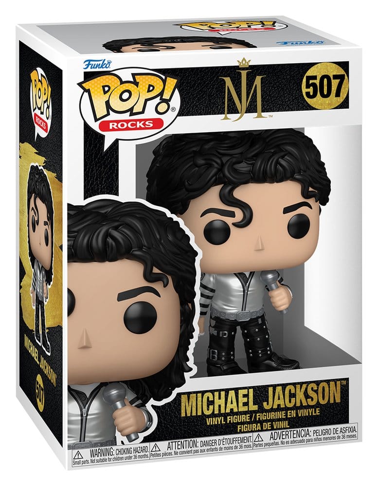 Michael Jackson Figura POP! Rocks Vinyl Bad Tour (MT) 9 cm