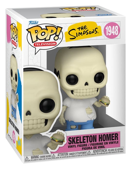 Los Simpson Figura POP! Animation Vinyl Skeleton Homer 9 cm