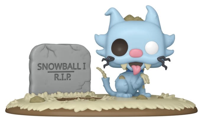 Los Simpson Figura POP! Deluxe Vinyl Zombie Snowball 9 cm