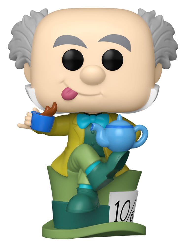 Alicia en el país de las maravillas Figura POP! Vinyl Mad Hatter with Tea 9 cm Frikytopia