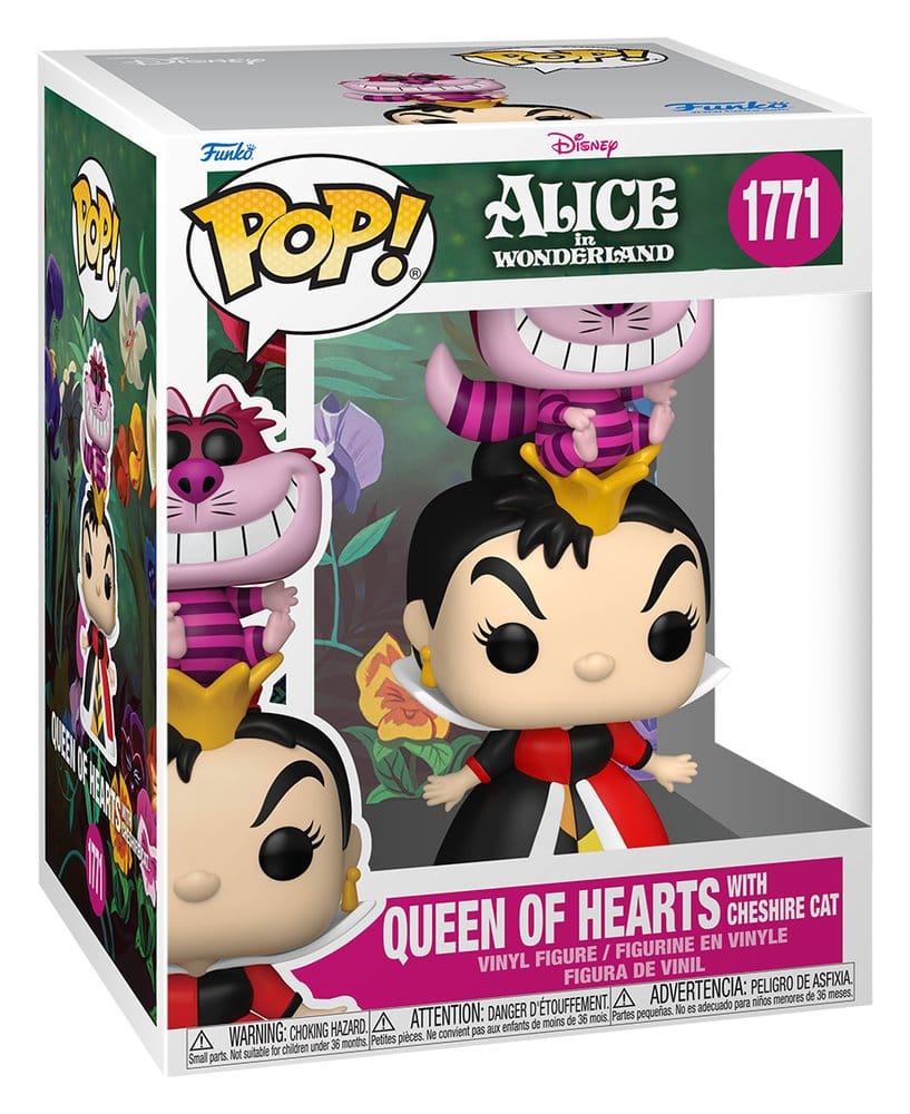 Alicia en el país de las maravillas Figura POP! Premium Vinyl Queen of Hearts 9 cm