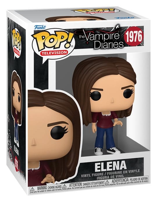 Vampire Diaries POP! Animation Vinyl Figuren Elena w/Chase 9 cm Surtido (6)