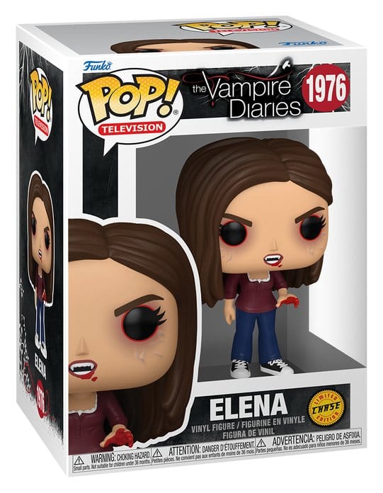 Vampire Diaries POP! Animation Vinyl Figuren Elena w/Chase 9 cm Surtido (6)