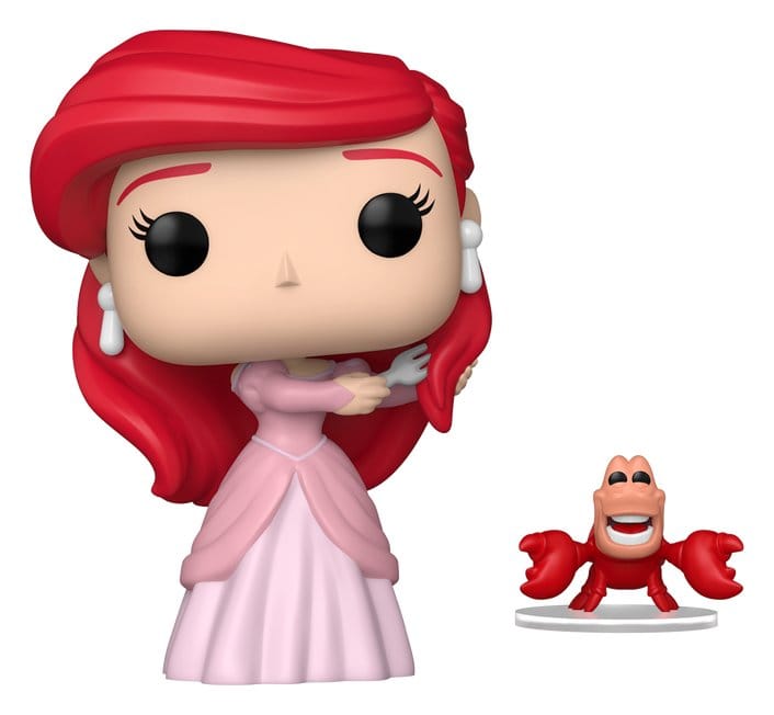 La sirenita Figura POP! Vinyl S3 – Ariel with Sebastian 9 cm Frikytopia