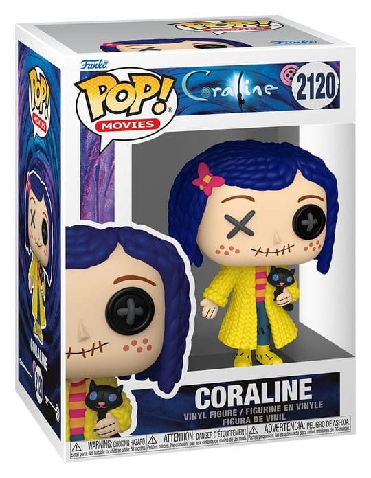 Coraline Figura POP! Movies Vinyl Coraline (Patchwork) 9 cm