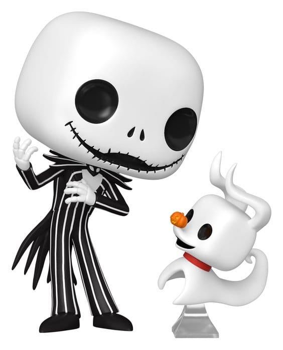 Pesadilla antes de Navidad Figura POP! & Buddy Vinyl Jack & Zero 9 cm