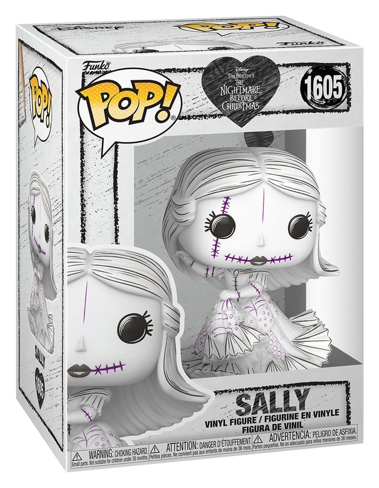 Pesadilla antes de Navidad POP! Disney Vinyl Figura Valentine's Day 2027 Sally(Sketched) 9 cm