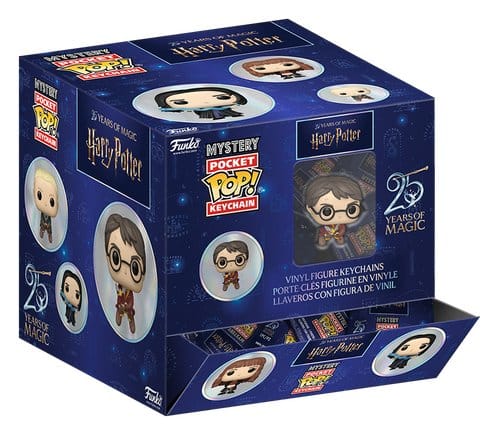 Harry Potter Llaveros Mystery POP! Vinyl 25th Anniversary 10 cm Expositor (12) Frikytopia