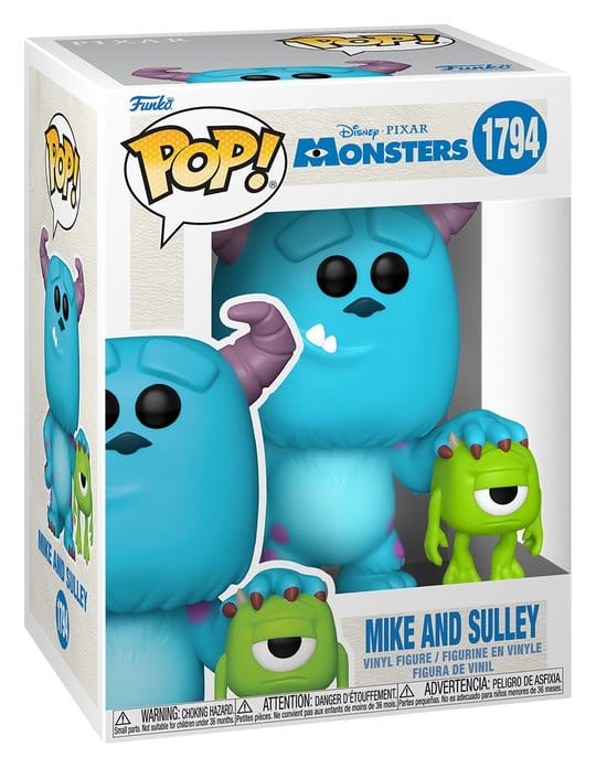 Monstruos, S.A POP! Vinyl Figura Mike w/Sully 9 cm