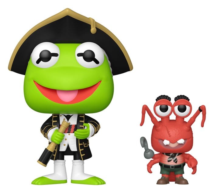 Los Teleñecos en la Isla del Tesoro POP! Pop! & Buddy Vinyl FiguraKermit & Polly 9 cm Frikytopia