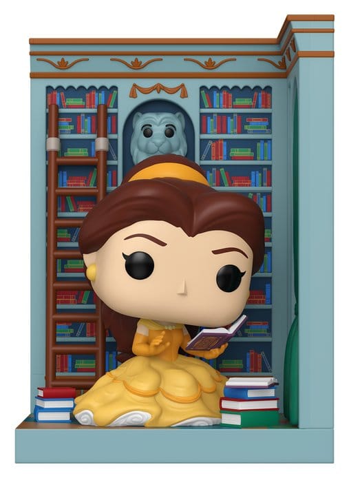 La bella y la bestia POP! Nooks Diorama de vinilo Belle in Library 16 cm Frikytopia