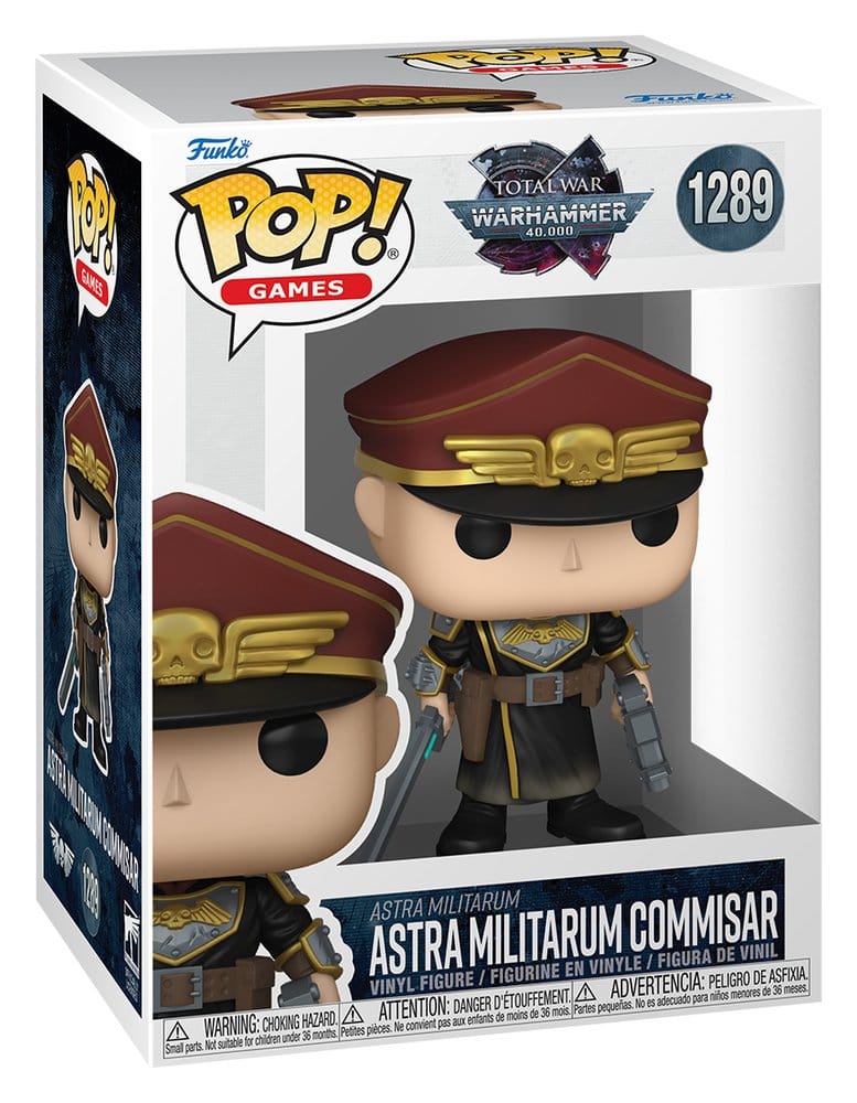 Warhammer 40,000 Figura POP! Games Vinyl Astra Militarum Commisar 9 cm